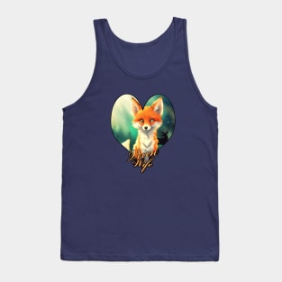 Cute Vixen Wife Design Tank Top